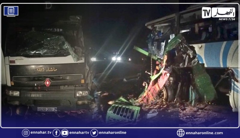 ارتفاع حصيلة حادث غرداية إلى 9 قتلى و41 جريحا