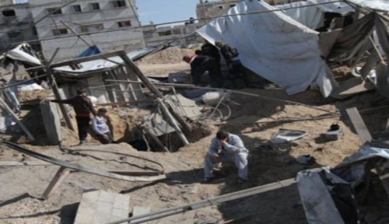 إصابة6 فلسطينيين في قصف إسرائيلي على مدينة غزة