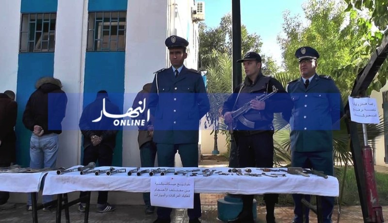 بالصور.. توقيف عصابة مختصة في سرقة المركبات في المسيلة