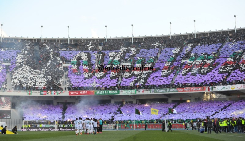 بالصور.. الشناوة يُبهرون بتيفو عالمي