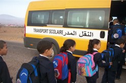 حافلات بكامل التجهيزات لنقل التلاميذ من المنزل إلى المدارس