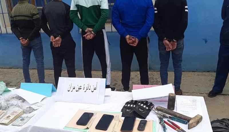 الشلف: الإطاحة بعصابة سرقة الأكشاك والمحلات في عين مران