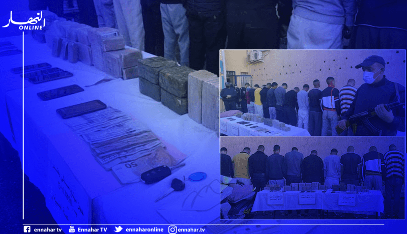 أمن عين الصفراء يفكك شبكة إجرامية منظمة تنشط في إستيراد ونقل والإتجار بالمخدرات