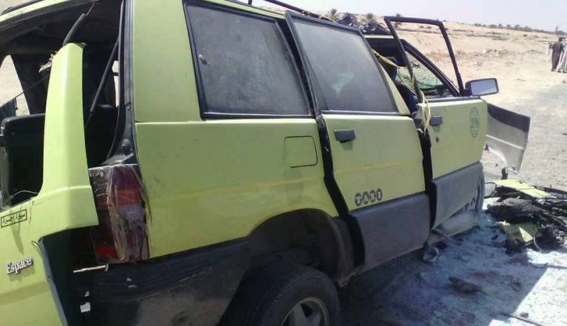 أربعة قتلى وخمسة جرحى في حادث مرور بالوادي
