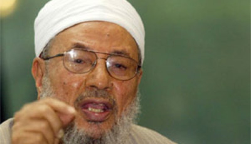 نفى حدوث أي صراع أو تصادم بينهما في تاريخ الإسلام:القرضاوي: الدين عندنا علم ويعتبر بعض العلوم فرائض كفاية