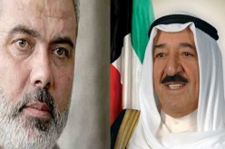 أمير دولة الكويت يستقبل إسماعيل هنية