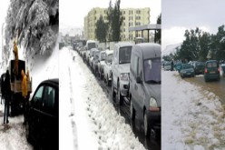 ثلوج كثيفة تتسبب في قطع قرابة 20 طريقا وطنيا و تحاصر 9 ولايات في الجزائر