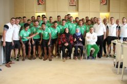 أبطال العالم للإحتياجات الخاصة يزورون المحليين