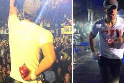 إنريكي إيغليسياس يقطع أصابعه على المسرح