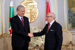 بالصور خلال استقباله من قبل السبسي..سلال يثمّن العلاقات الجزائرية التونسية