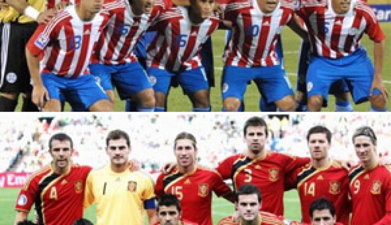 مونديال 2010: التشكيلتان الرسميتان لاسبانيا والباراغواي