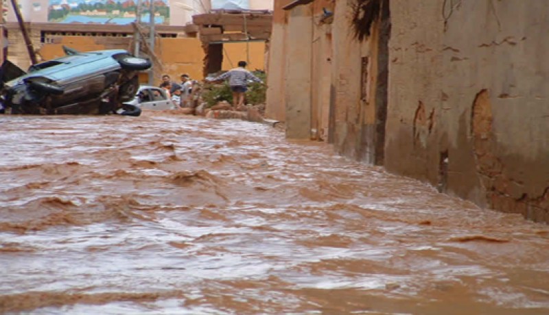 أمطار ليلة تغرق بلديات وتعزل أخرى في غرداية