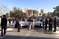 طلبة المدرسة العليا للأساتذة بورقلة يحتجون