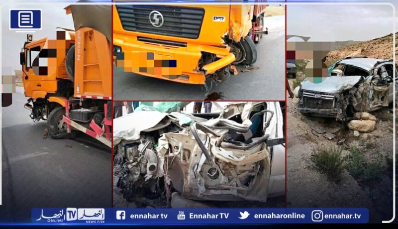 تبسة.. إصابة 12 شخصا في حادثي مرور منفصلين
