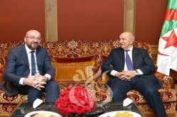 الرئيس تبون يستقبل رئيس المجلس الاوروبي شارل ميشال ببرلين