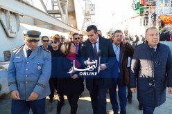 بالصور.. جلاب يعطي إشارة إنطلاق عملية تصدير مادة “الكلنكر” نحو غرب إفريقيا