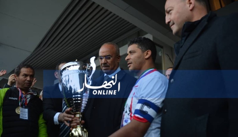 بالصور.. بدوي يُتوج بلدية وهران بكأس الجمهورية لما بين البلديات