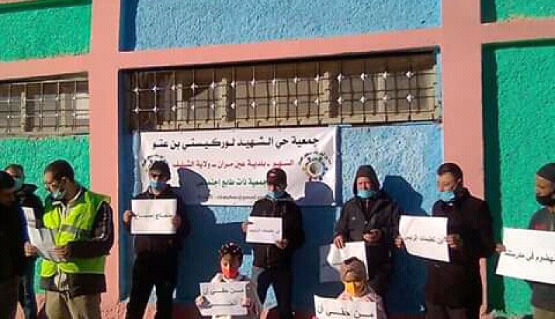 الشلف: المواطنون يحتجون للمطالبة بتحسين ظروف تمدرس أبنائهم بدوار السهو بعين أمران