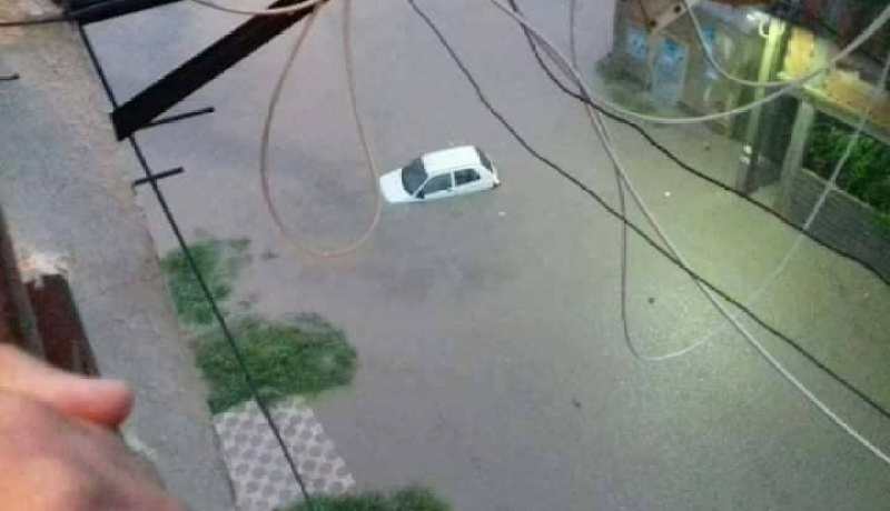 بالفيديو .الصور .. أمطار طوفانية تغرق مدينة سطيف في أول أيام رمضان