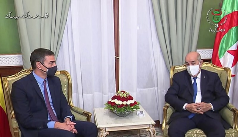 الرئيس تبون يستقبل بيدرو سانشيز