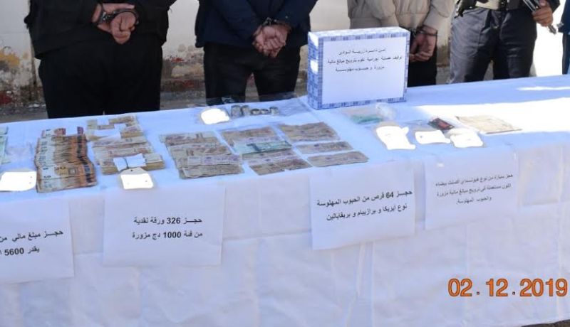 بسكرة.. تفكيك شبكة تروّج للحبوب المهلوسة والعملة المزورة