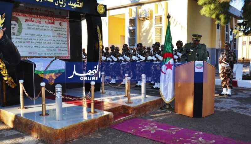 بالصور.. تسمية مقر الفوج الـ 12 مظليين مغاوير باسم الشهيد “عاشور زيان” ببسكرة