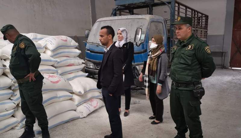 سيدي بلعباس: حجز 159 قنطارا من مادة الطحين