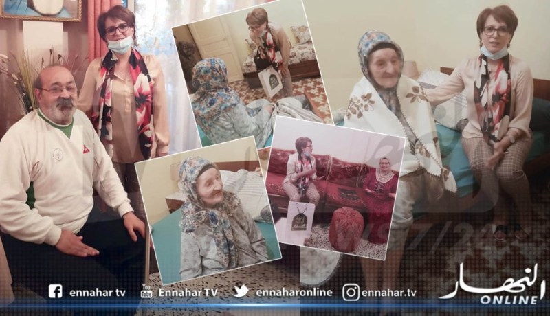 وزيرة الثقافة تزور الفنانة القديرة “نورية” والفنان الشعبي “عبد المجيد مسكود”