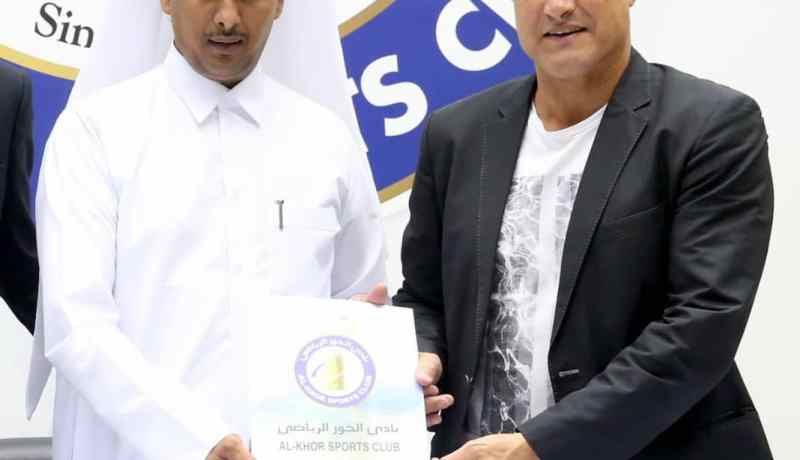 كازوني رسمياً مدربا للخور القطري