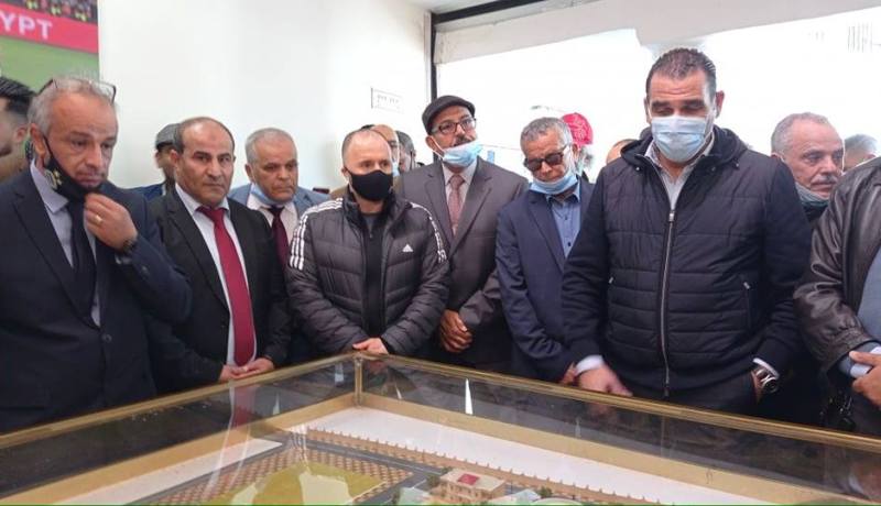 زطشي وبلماضي يفتتحان أكاديمية بلعباس رسميا