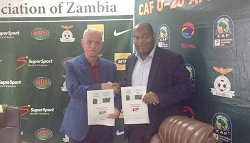 الفاف توقّع اتفاقية تعاون مع الاتحادية الزامبية لسنة واحدة قابلة للتجديد