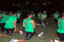 المنتخب الوطني يجري حصة استرخائية في بانغول