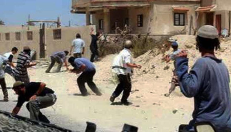 مواجهات بين مستوطنين وفلسطينيين جنوب نابلس