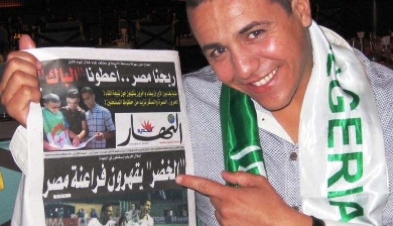 الشاب فضيل متفائل بوصول أبطالنا إلى المونديال وبعد الفوز زڤيت وخرجت دفيليت