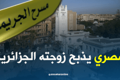 مصري يذبح زوجته الجزائرية ويدخل نسبيته إلى المستشفى بمستغانم