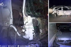 البويرة: 4 جرحى في إصطدام تسلسلي بين عدة سيارات وشاحنة ذات مقطورة ببشلول
