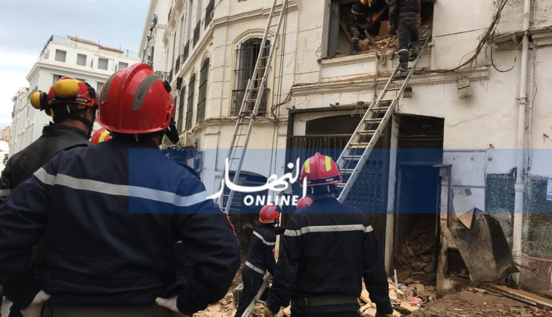 وكيل الجمهورية لدى محكمة باب الواد يأمر بفتح تحقيق في انهيار بناية بحي القصبة