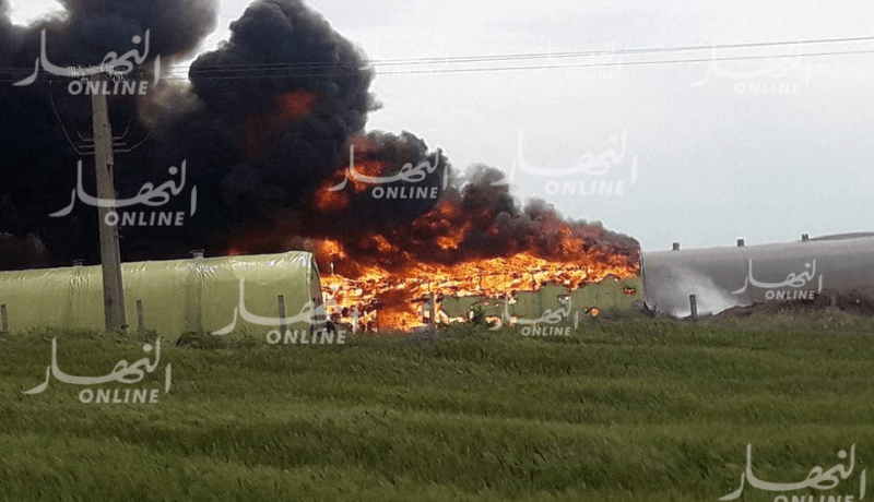 نشوب حريق في بيوت لتربية الدواجن بسطيف