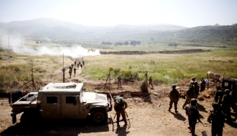 إطلاق نار من مصدر سوري بالقرب من عربة عسكرية إسرائيلية في الجولان