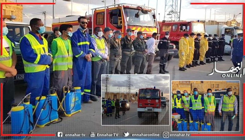 إليزي: إطلاق حملة تعقيم وتطهير واسعة للوقاية من فيروس كورونا