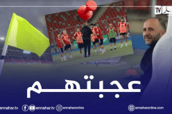 بلماضي وبوقرة ينبهران بأرضية ملعب وهران الجديد