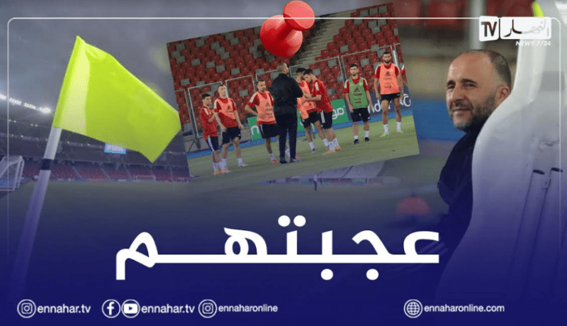 بلماضي وبوقرة ينبهران بأرضية ملعب وهران الجديد