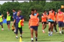 بالفيديو..أول حصة تدريبية للعميد بغانا استعدادا لمواجهة بيشام يونايتد