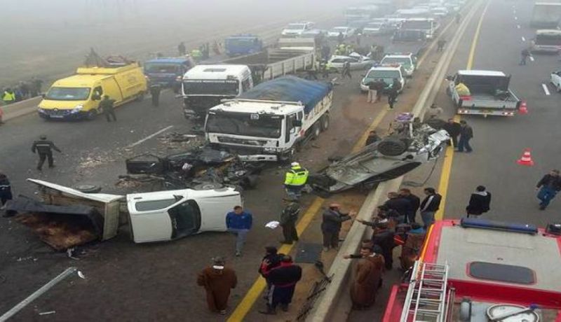 قتيل في إصطدام مركبة سياحية بشاحنة مقطورة بقالمة