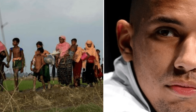 فيغولي يتضامن مع مُسلمي الروهينغا على طريقته