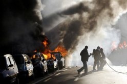 تفحم‮ ‬8‮ ‬سيارات في‮ “‬باركينغ‮”  ‬بتبسة‮ ‬