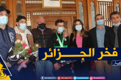 بالصور.. سواكري تستقبل أبطال المصارعة الجزائرية