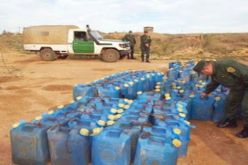 احباط عدة محاولات لتهريب أكثر من 700 9  لترمن الوقود نحو المغرب  في تلمسان