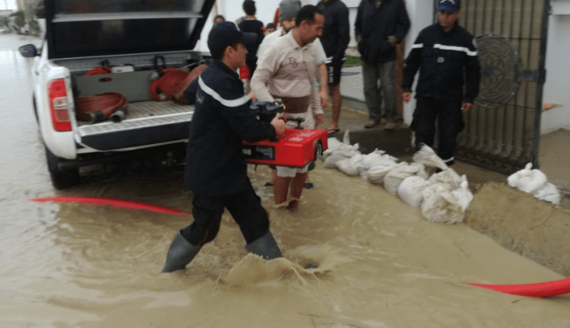 حصيلة تدخلات الحماية المدنية جراء السيول خلال الـ24 ساعة الأخيرة