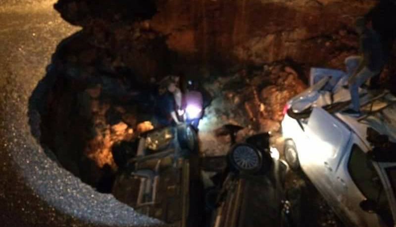 سقوط 5 سيارات في حفرة على مستوى الطريق بين بن عكنون وزرالدة وهذا ما قاله الوالي زوخ